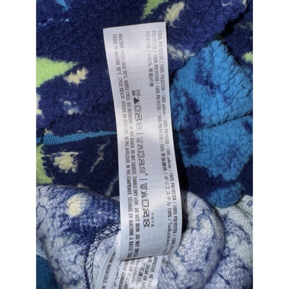 Disney Star Wars Sherpa Fleece Full Zip Jacket Stormtrooper Sz XS Navy AOP - Picture 12 of 14